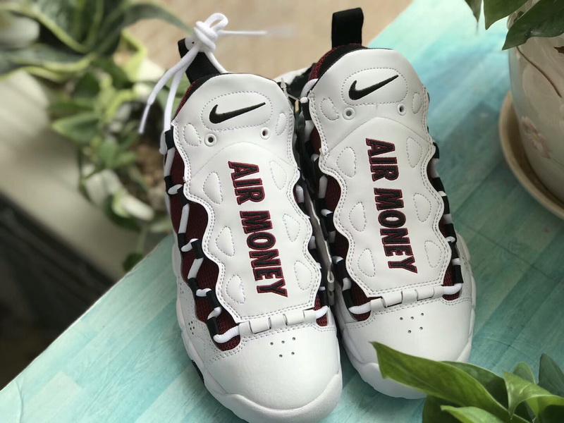 Authentic Nike Air More Moeny white&black women